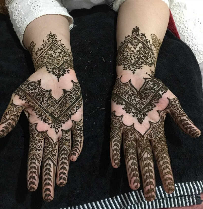 „Fusion Pakistani Mehendi Design“