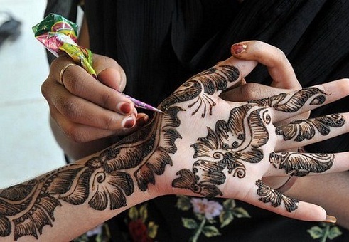 Pakistano Mehndi dizainas