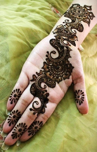 Pakistano Mehndi dizainas