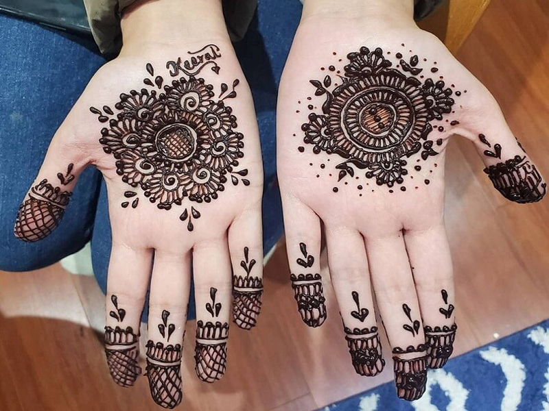 Pakistano Mehndi dizainas