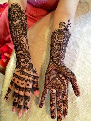 Gražus Radžastano Mehendi dizainas