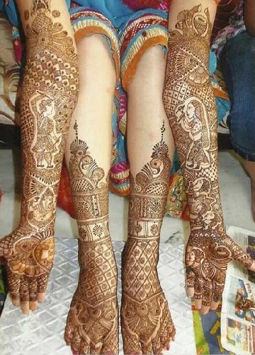 Barato Radžastano Mehndi dizainas
