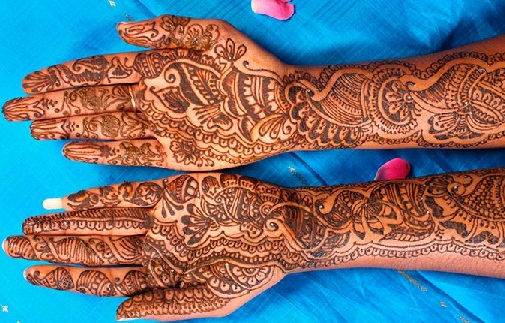 Veidrodžio dizainas Radžastanas Mehndi