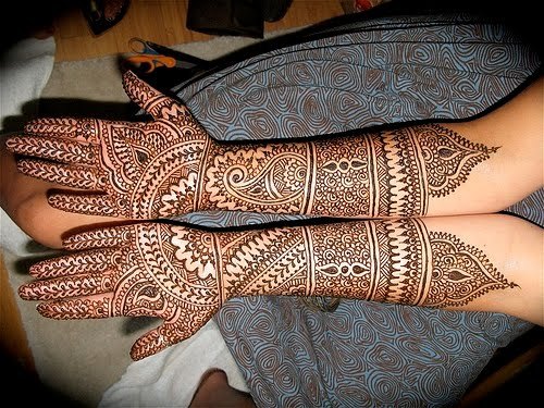 Lengvas Radžastano Mehendi dizainas