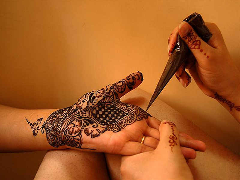 Radžastano Mehndi dizainas su geriausiais vaizdais