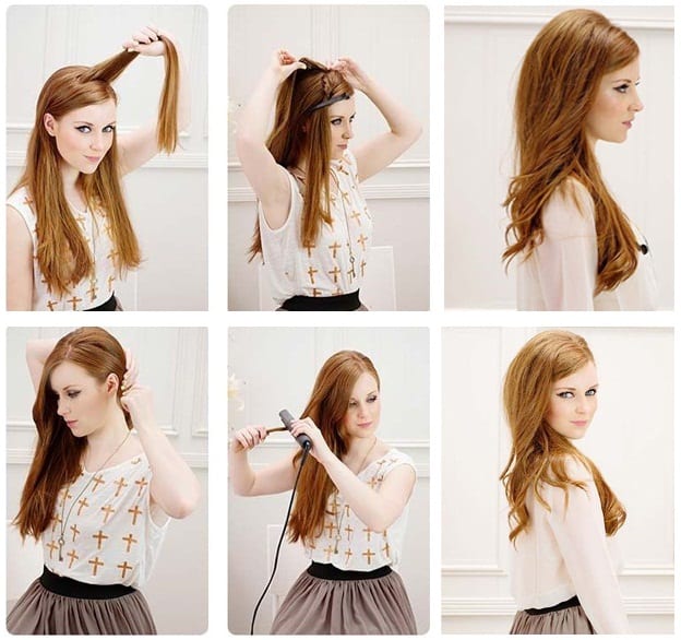 Mokyklos mergina Bouffant Look
