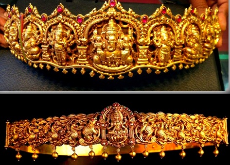 šventyklos papuošalų dizainas-šventyklos suprojektuotas lord-ganesh-juosmens diržas