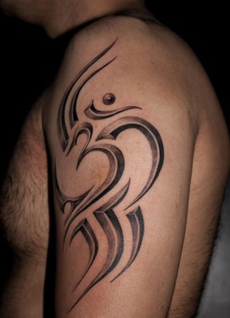 3D „Om Tattoo“ dizainas