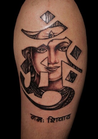 „Om Namah Shivaya“ tatuiruočių dizainas