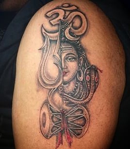 Om su Shiva tatuiruote