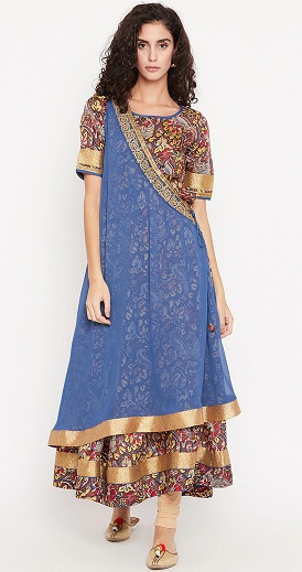 Spausdinta „Biba Layered Kurti“