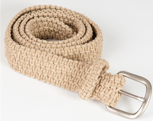 „Macrame“ vyrų diržas