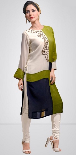 Satino dizaineris Fancy Kurti