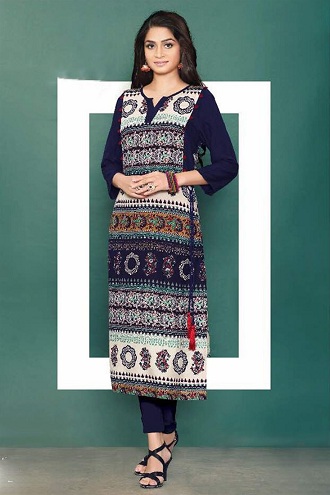 Viso ilgio „Rayon Fancy Kurti“