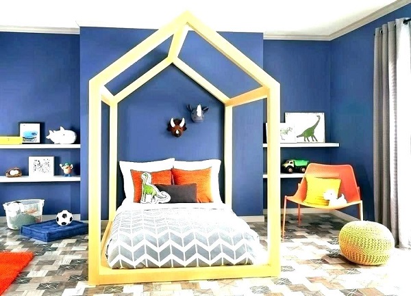 Mavi Yatak Odası Renk Tasarımı