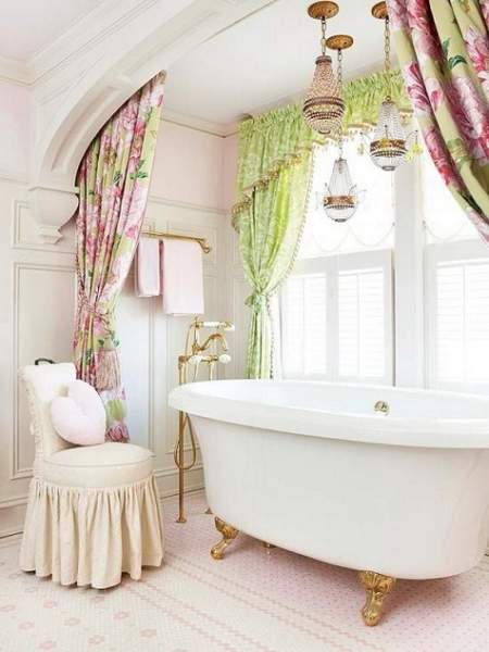 Shabby Chic Banyo Fikirleri