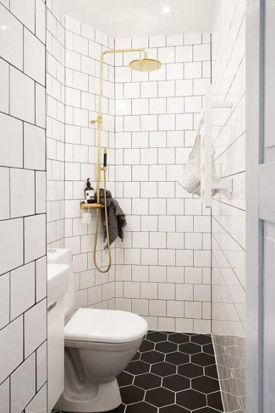 Mažo vonios kambario dizainas