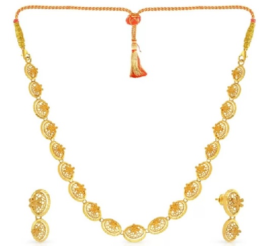 „Regal Gold“ kaklo papuošalas iš „Malabar“