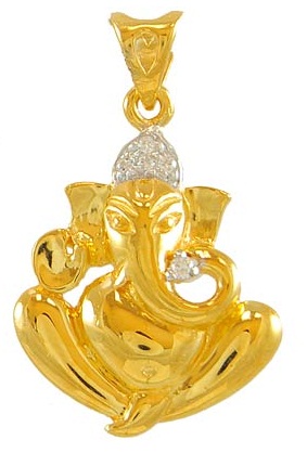 „Ganesha“ auksiniai pakabukai vaikams