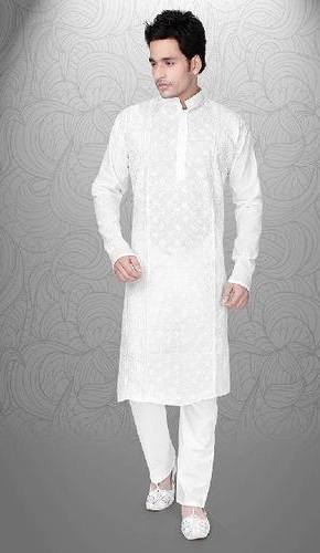 Beyaz Kurta Pijama