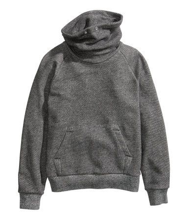 Kaplumbağa Yaka Erkek Sweatshirt