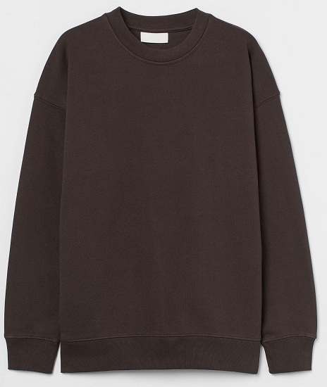 Kahverengi Erkek Oversize Sweatshirt