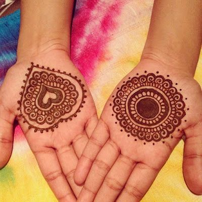 „Heart Mehndi“ dizainas vaikams