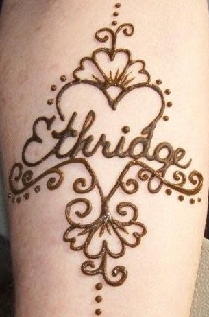 Mehndi Cum tatuiruotės dizainas