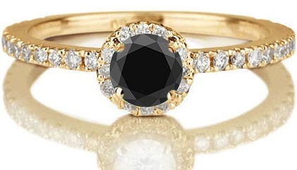 stulbinantis juodo deimanto sužadėtuvių žiedas13