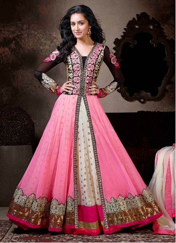 „Party Wear Long Churidar Anarkali“