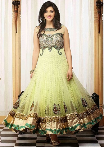 Tradicinis Anarkali Churidar moterims