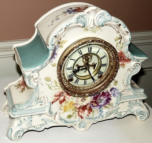 Pavasariniai senoviniai porceliano laikrodžiai