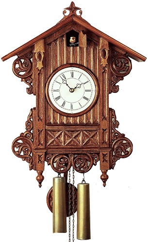 Senoviniai retro 18 colių senoviniai gegutės laikrodžiai
