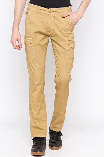 „Slim Fit Cargo Khaki“ kelnės