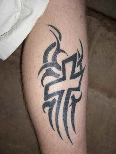 Genčių kryžiaus tatuiruotės dizainas
