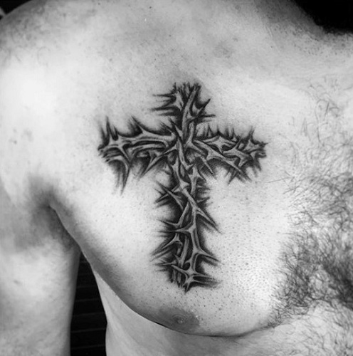 „Thorn Cross“ tatuiruotės dizainas
