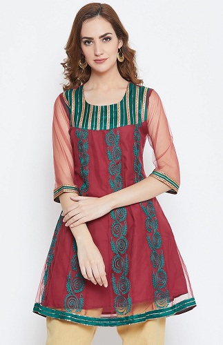 „Net Fancy Short Kurti“