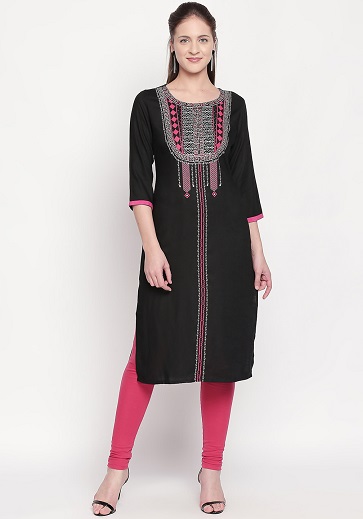 Baskılı Georgette Tasarımcı Kurti