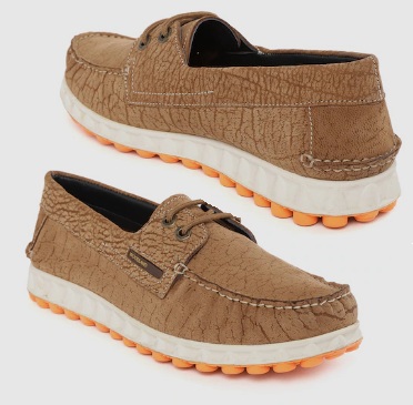 Woodland Deri Kahverengi Loafer'lar