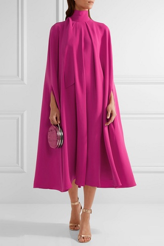 „Silk Cady Midi Cape“ suknelė