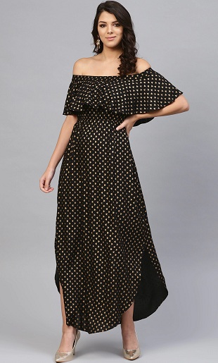 Suknelė be pečių „Cape Maxi“