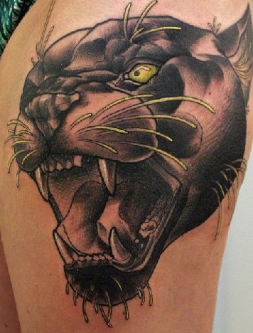 „Panther“ gyvūnų tatuiruotės