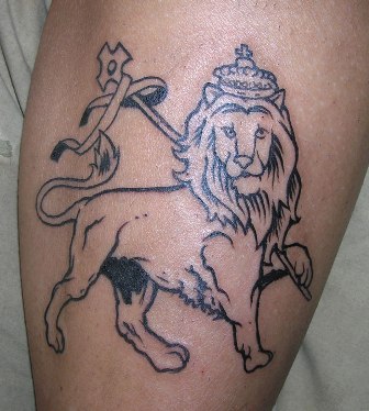 aslan hayvan dövme tasarımları