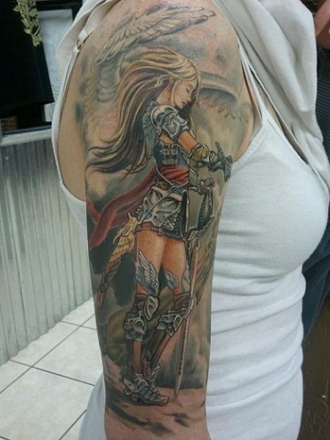 Moterų karių tatuiruotės