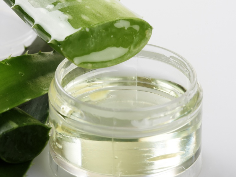 Aloe Vera, bulvių minkštimas ir Besanas