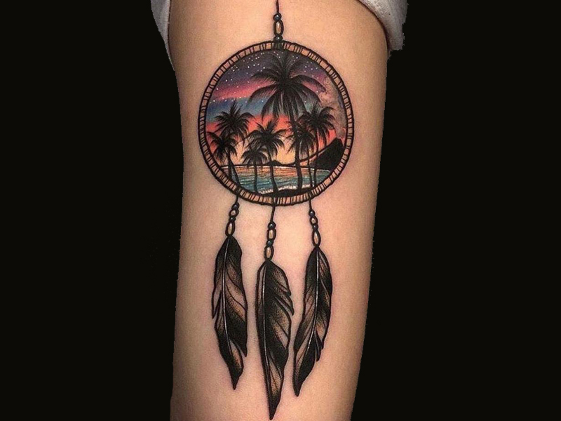 Dreamcatcher Dövme Tasarımları