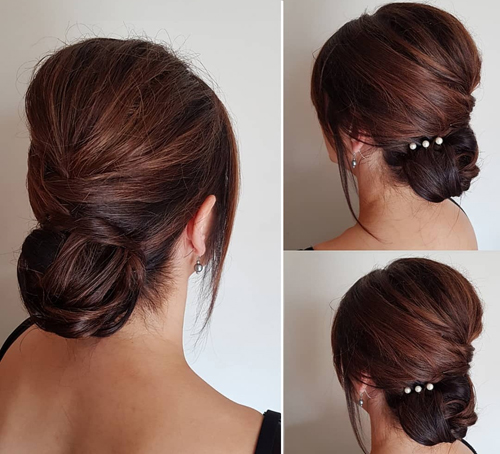 Chignon Kabarık Stil