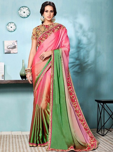 Fancy Sarees su akmenimis