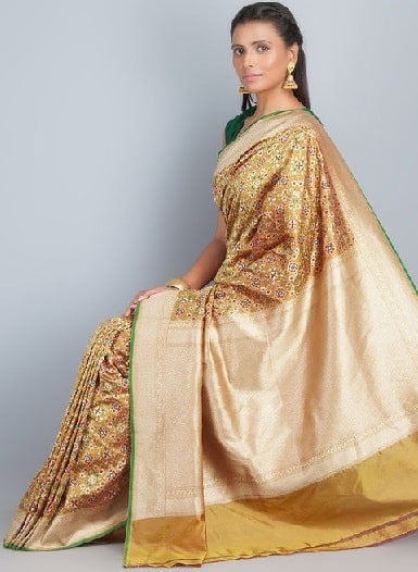 Altın Banarasi Sari