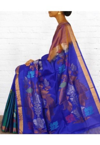 Didysis Pallu Uppada Saree